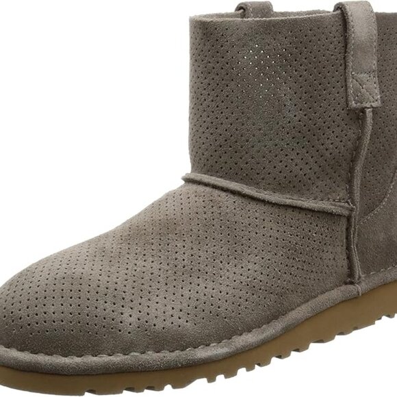 UGG Australia unlined mini perf boot, size 6, Mole brown, NEW in original box - Picture 2 of 2